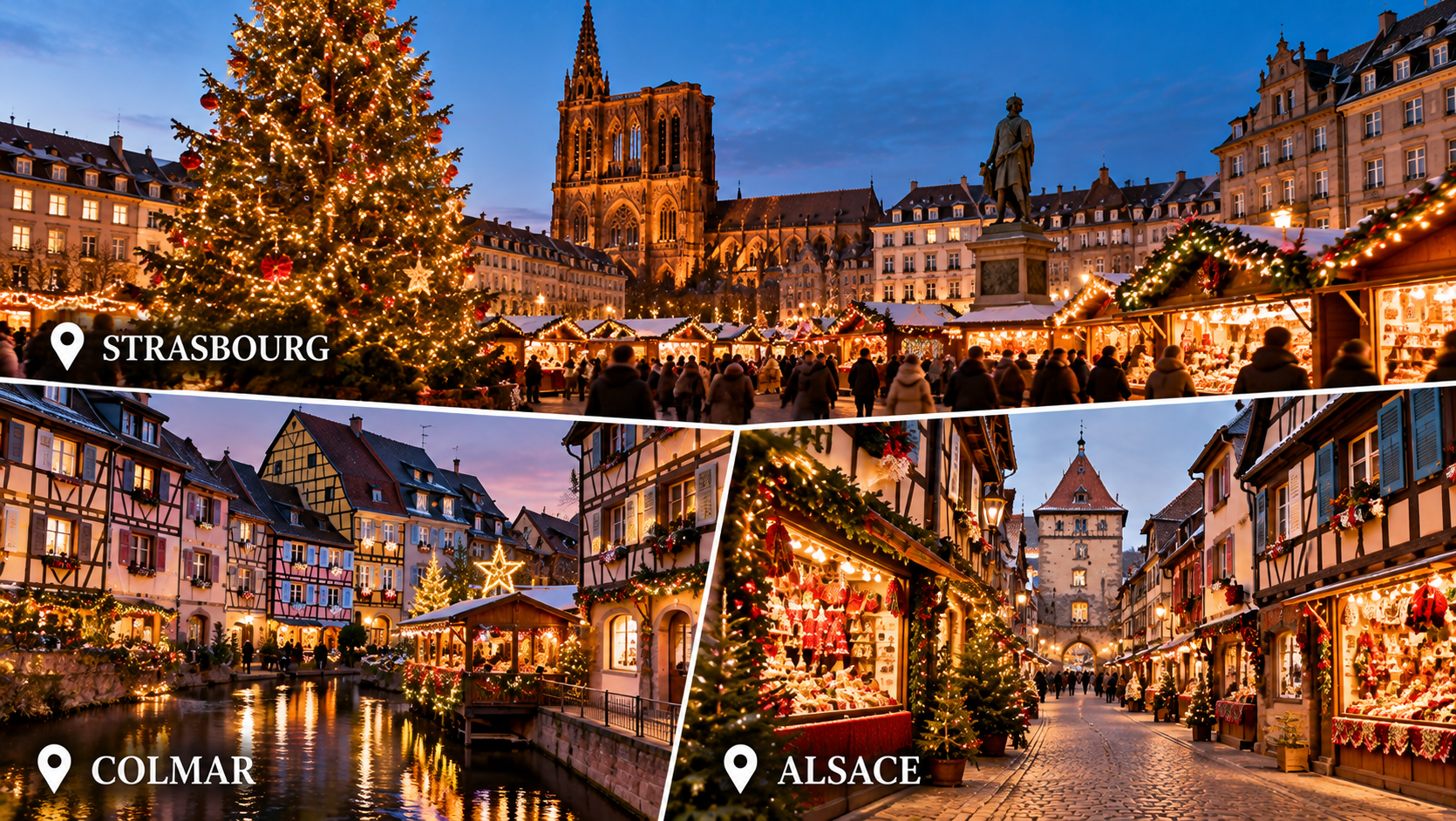 Noel Pazarları Turları Rehberi: Alsace, Strasbourg ve Colmar