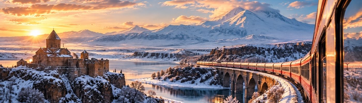 İstanbul Çıkışlı Turistik Doğu Ekspresi ile Van Doğubayazıt Kars Turu (Uçak gidiş - Tren Dönüş)