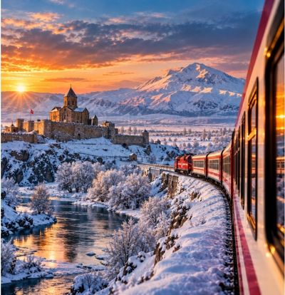Turistik Doğu Ekspresi ile Van Doğubayazıt Kars Turu (Uçak gidiş - Tren Dönüş)