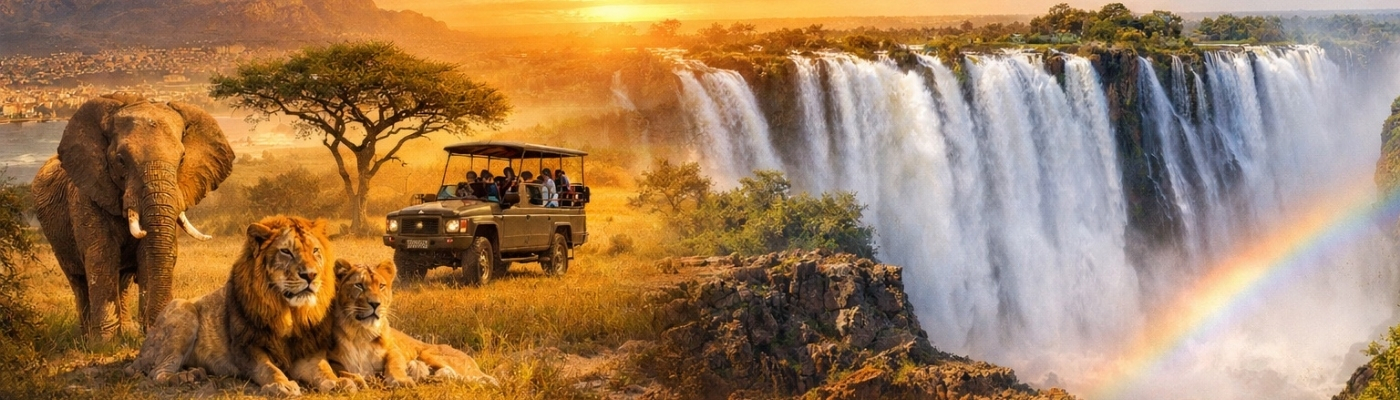 Dolu Dolu Güney Afrika & Botsvana & Victoria Şelaleleri Turu Rotası