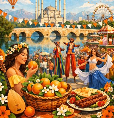 Adana Portakal Çiçeği Festivali Turu (Mersin Konaklamalı) 2.Araç